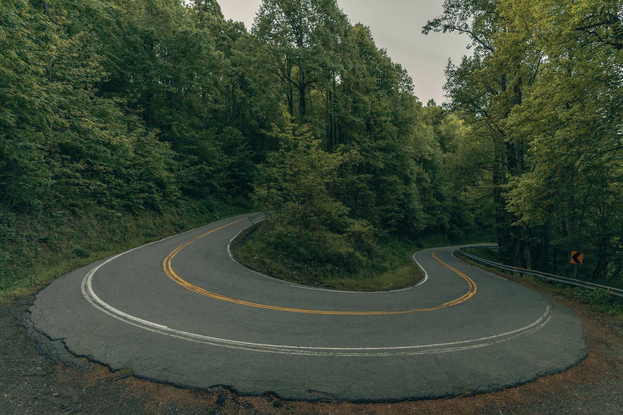 How to find a job you love || Illustrated by a twisty road because it might take a non-traditional route to get there